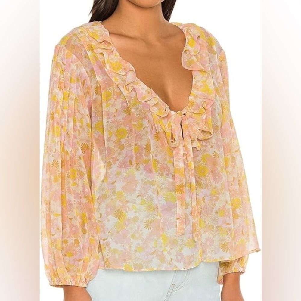 For Love & Lemons Melanie Blouse